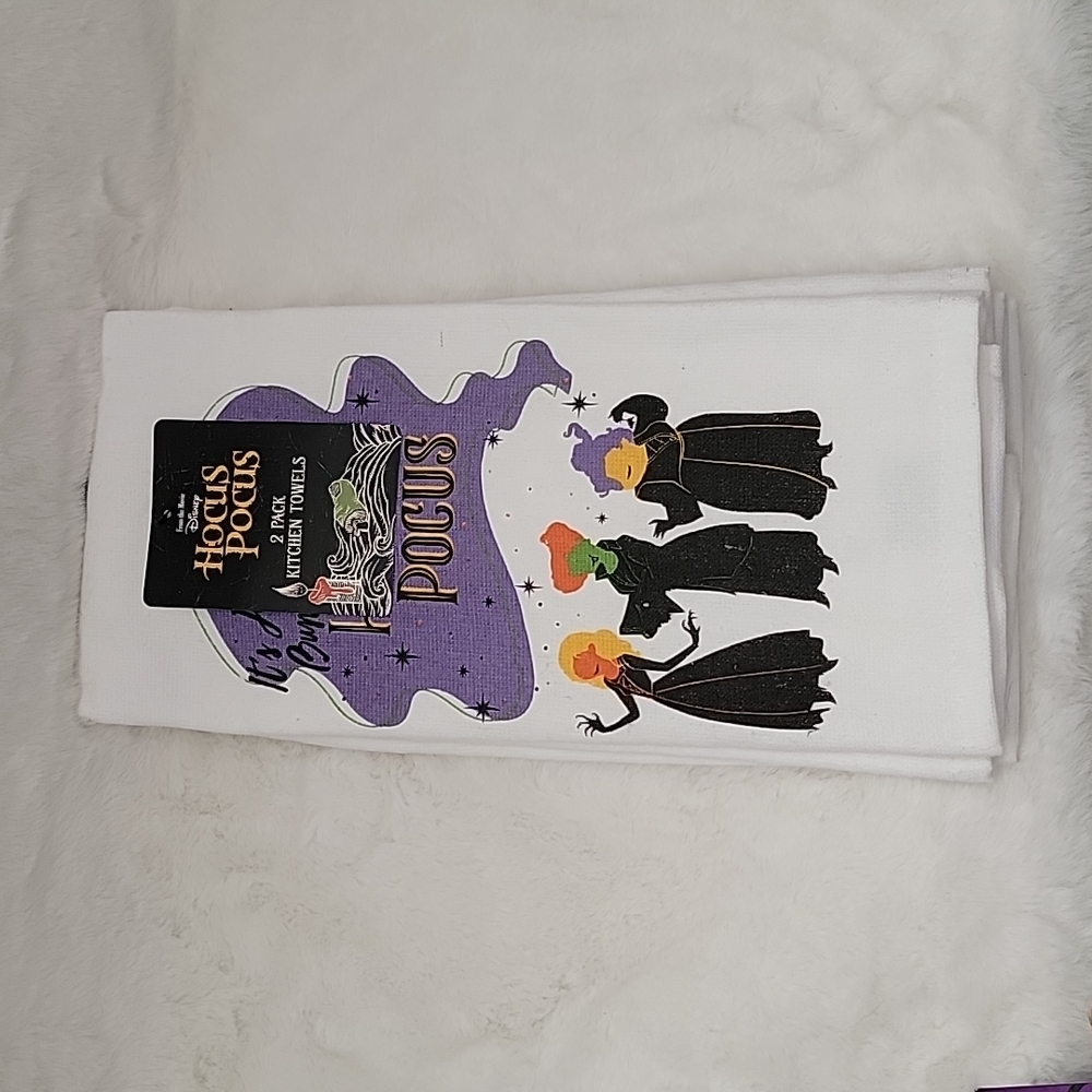 Disney Hocus Pocus 2 Pack Halloween Kitchen Towels